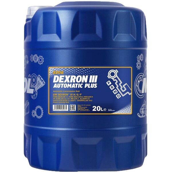 MANNOL Automatic Plus ATF Dexron 3, 20L