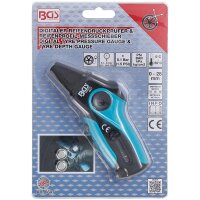 BGS Digitaler Reifendruckprüfer & Reifenprofil-Messschieber | 2-IN-1