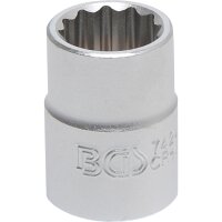 BGS Steckschlüssel-Einsatz, 20 mm 3/4", 12-kant, 24 mm