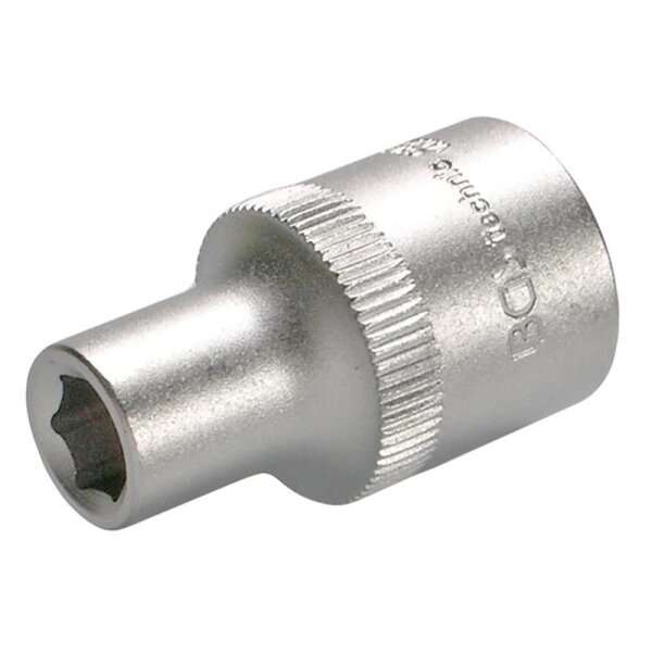 BGS Steckschlüssel-Einsatz Sechskant | Antrieb Innenvierkant 12,5 mm (1/2") | SW 3/8"