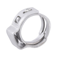 TECPO Schlauchschellen 1Ohr B:5 mm Ø11.3-13.8 mm 10-tlg.