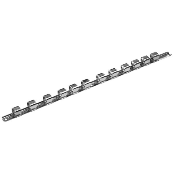 BGS Aufsteckschiene mit 12 Clips | 20 mm (3/4")
