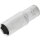 BGS Steckschlüssel-Einsatz Sechskant, tief | Antrieb Innenvierkant 10 mm (3/8") | SW 16 mm