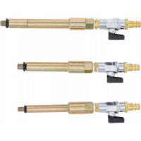 BGS Druckluftadapter-Satz für Glühkerzenbohrungen | M8 x 1.0, M10x1.0, M10x1.25 | 3-tlg.