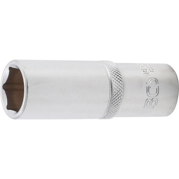 BGS Steckschlüssel-Einsatz Sechskant, tief | Antrieb Innenvierkant 12,5mm (1/2") | SW 18mm