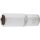 BGS Steckschlüssel-Einsatz Sechskant, tief | Antrieb Innenvierkant 12,5mm (1/2") | SW 18mm