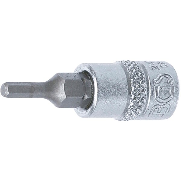 BGS Bit-Einsatz 6,3 (1/4), Innen-6-kant, 3 mm