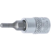 BGS Bit-Einsatz 6,3 (1/4), Innen-6-kant, 3 mm