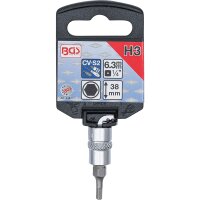 BGS Bit-Einsatz 6,3 (1/4), Innen-6-kant, 3 mm