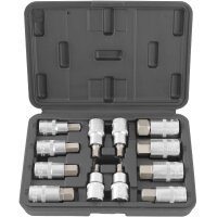 TECPO Steckschlüsselsatz 1/2" Sechskant H5-H22...