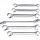 BGS Offener Doppel-Ringschlüssel-Satz | SW 8 x 9 - 18 x 19 mm | 6-tlg.