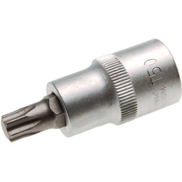 BGS Bit-Einsatz | Antrieb Innenvierkant 12,5 mm (1/2") | T-Profil (für Torx) T50