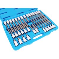 BGS Bit-Einsatz-Satz | Antrieb Innenvierkant 12,5mm (1/2") | Keil-Profil (für RIBE) | 32-tlg.