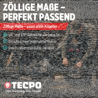 TECPO Zoll Steckschlüssel Satz 92-tlg. Werkzeugkoffer britisch