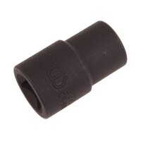 BGS Spiral-Profil-Steckschlüssel-Einsatz / Schraubenausdreher | Antrieb Innenvierkant 10mm (3/8") | SW 11mm