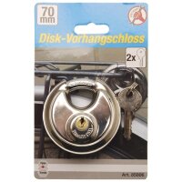 BGS DIY Disk-Vorhängeschloss, 70 mm