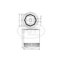 SCT Ölfilter SM136