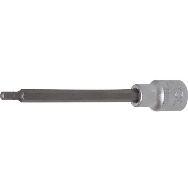 BGS Bit-Einsatz | Länge 140mm | Antrieb Innenvierkant 12,5mm (1/2") | Innensechskant 5mm