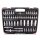 BGS DIY Steckschlüssel-Satz | Antrieb 6,3 mm (1/4") / 10 mm (3/8") / 12,5 mm (1/2") | 172-tlg.
