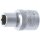 BGS Steckschlüssel-Einsatz Sechskant | Antrieb Innenvierkant 12,5 mm (1/2") | SW 10 mm