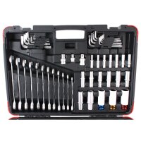 BGS DIY Steckschlüssel Satz 176-teilig Werkzeugkoffer 1/4 3/8 1/2 Schlüssel