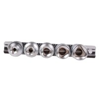 BGS Dreikant-Einsatz-Set für Pfostenschlösser, M5 - M12 (8 - 16,5 mm), 5-tlg.