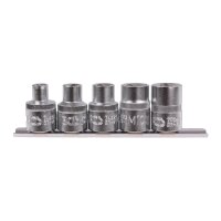 BGS Dreikant-Einsatz-Set für Pfostenschlösser, M5 - M12 (8 - 16,5 mm), 5-tlg.