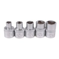 BGS Dreikant-Einsatz-Set für Pfostenschlösser, M5 - M12 (8 - 16,5 mm), 5-tlg.