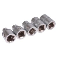 BGS Dreikant-Einsatz-Set für Pfostenschlösser, M5 - M12 (8 - 16,5 mm), 5-tlg.