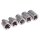 BGS Dreikant-Einsatz-Set für Pfostenschlösser, M5 - M12 (8 - 16,5 mm), 5-tlg.