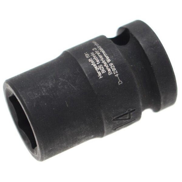 BGS Kraft-Steckschlüssel-Einsatz Sechskant | Antrieb Innenvierkant 12,5mm (1/2") | SW 14mm