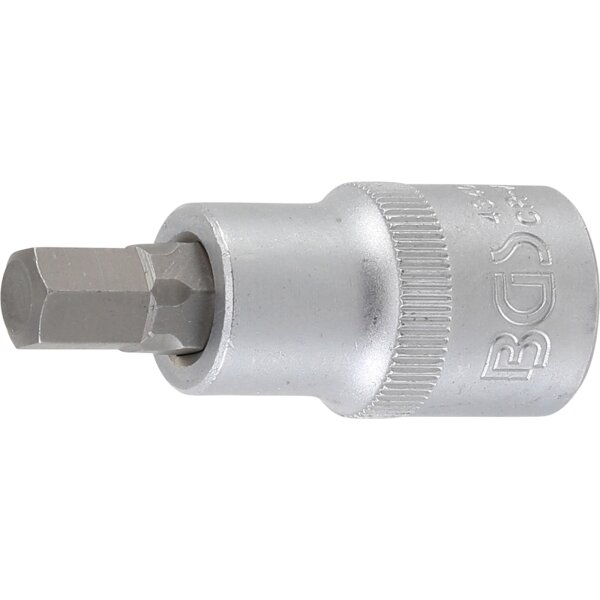 BGS Bit-Einsatz 12,5 (1/2), Innen-6-kant, 53 mm lang, 9 mm