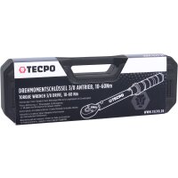 TECPO Drehmomentschlüssel | Abtrieb Außenvierkant 10 mm (3/8") | 10 - 60 Nm