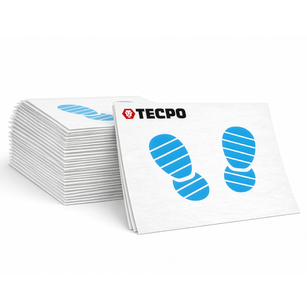 TECPO Einweg-Fußmatte, 38x50 cm, 500 Stück