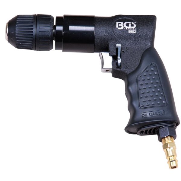BGS Druckluft-Bohrmaschine mit 10 mm Schnellspann-Bohrfutter