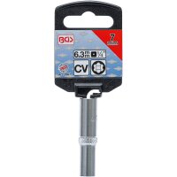 BGS Steckschlüssel-Einsatz 6,3 (1/4), Super Lock, tief, 7mm