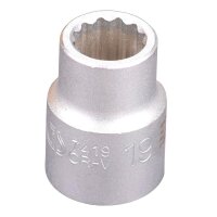 BGS Steckschlüsseleinsatz, 20 mm 3/4", 12-kant,...