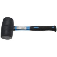 BGS Gummihammer | Fiberglasstiel | schwarzer Kopf |...