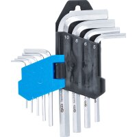 BGS Innensechskant Schlüssel Satz 9-tlg. 1.5 - 10 mm, kurze Ausführung