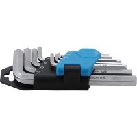 BGS Innensechskant Schlüssel Satz 9-tlg. 1.5 - 10 mm, kurze Ausführung