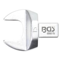 BGS Einsteck-Maulschlüssel | 15 mm | Aufnahme 9 x 12 mm