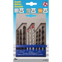 BGS DIY Kombi-Bohrer-Kassette, 9-tlg.