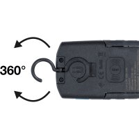 BGS COB-LED-Werkstattleuchte mit Magnet und Haken | klappbar | mit induktiver Ladefunktion