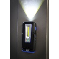 BGS COB-LED-Werkstattleuchte mit Magnet und Haken | klappbar | mit induktiver Ladefunktion