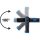 BGS COB-LED-Werkstattleuchte mit Magnet und Haken | klappbar | mit induktiver Ladefunktion