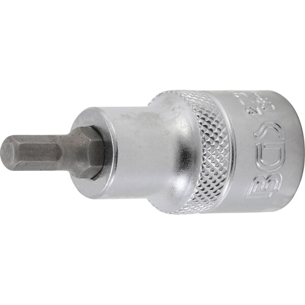 BGS Bit-Einsatz | Länge 55 mm | Antrieb Innenvierkant 12,5 mm (1/2") | Innensechskant 7/32"
