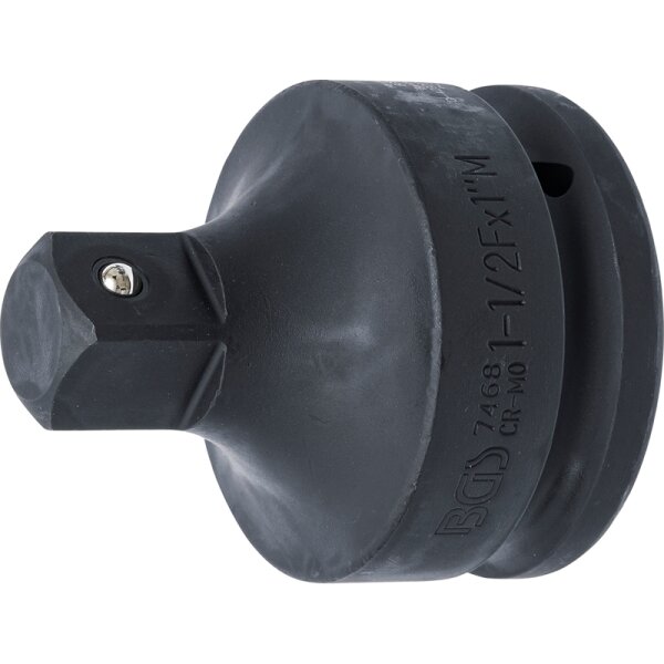 Kraft-Steckschlüssel-Adapter | Innenvierkant 38 mm (1 1/2") - Außenvierkant 25 mm (1")