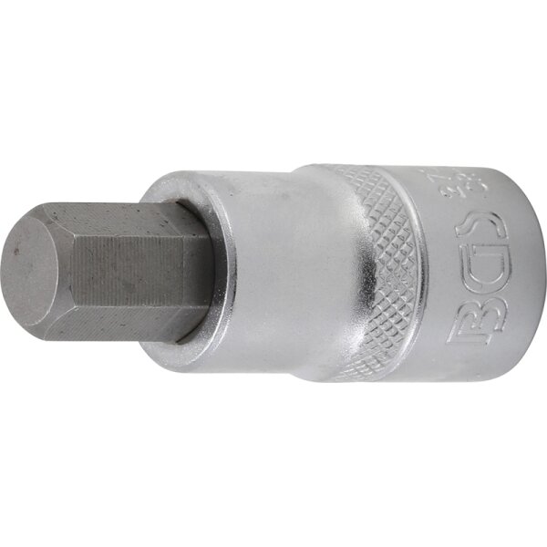 BGS Bit-Einsatz | Länge 55 mm | Antrieb Innenvierkant 12,5 mm (1/2") | Innensechskant 15/32"