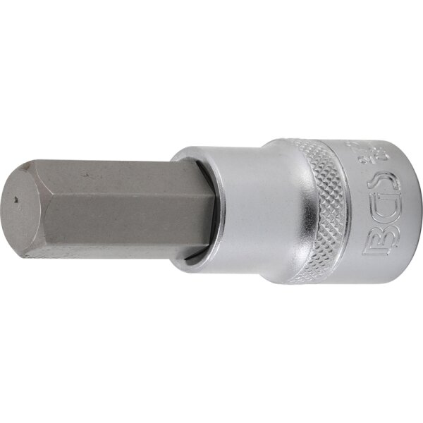 BGS Bit-Einsatz | Länge 70 mm | Antrieb Innenvierkant 12,5 mm (1/2") | Innensechskant 9/16"
