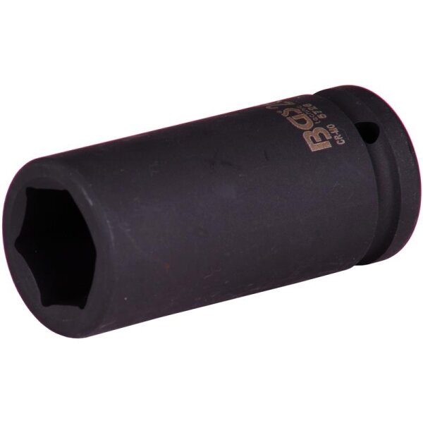 BGS Kraft-Steckschlüssel-Einsatz Sechskant, tief | Antrieb Innenvierkant 20 mm (3/4") | SW 22 mm